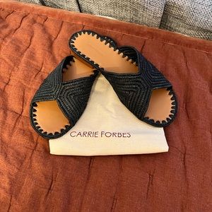 Carrie Forbes Slides Sandals Size 36